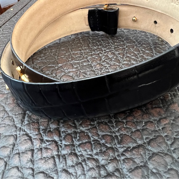 IBBELTCOMPANY GOLF CLUB BUCKLE BELT ITALIAN LEATHER MEDIUM - Picture 2 of 8